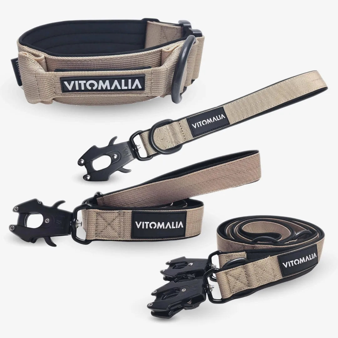Bundle Extreme Edition Set complet - Collier & 3 Laisses - Beige