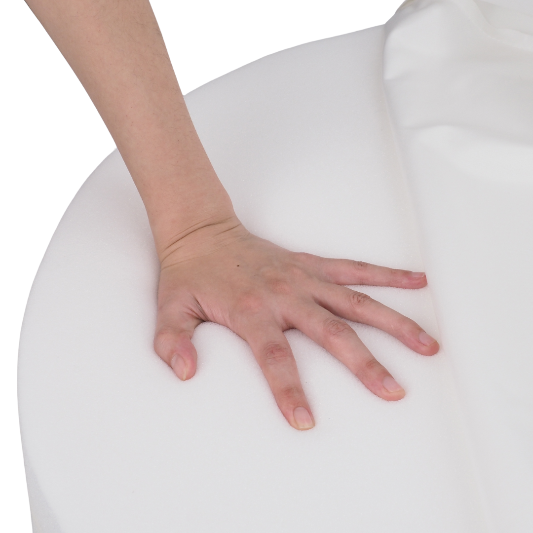 Orthopaedic donut Dog Bed - RePET Linen in anthracite