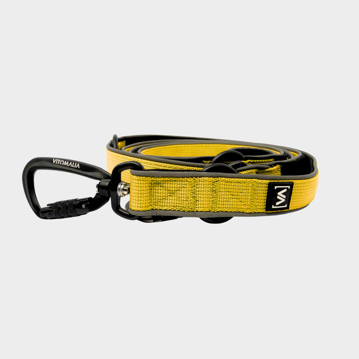 Dog Leash Easy Go Edition Yellow - 2m triple adjustable