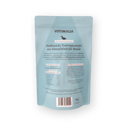 16er Trainingssnacks Bundle: Rind, Huhn, Kaninchen, Lamm, Ente, Wildschwein, Pferd & Hirsch – Gesamtgewicht 8kg (18x500g) - Vitomalia - Trainingssnacks