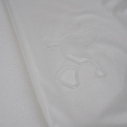 Coussin ergonomique pour chien Carré - RePET Linen en gris clair