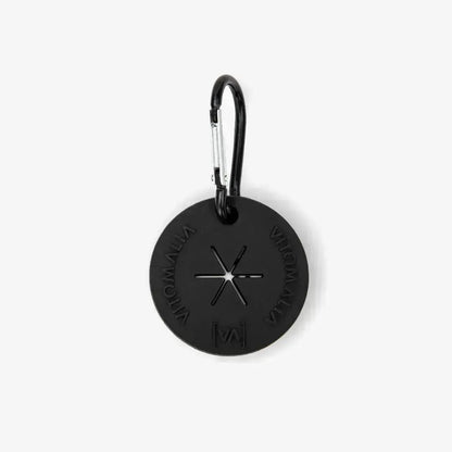 Support pour sacs à crottes avec mousqueton pour sacs à crottes pleins en noir - lot de 3
