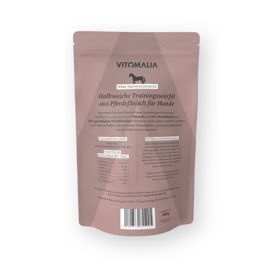 Pferd Trainingssnacks - 500g - Vitomalia - Trainingssnacks