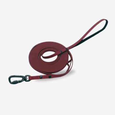 Sicherheits-Schleppleine mit HydroTex-Strukturgummi Bordeaux