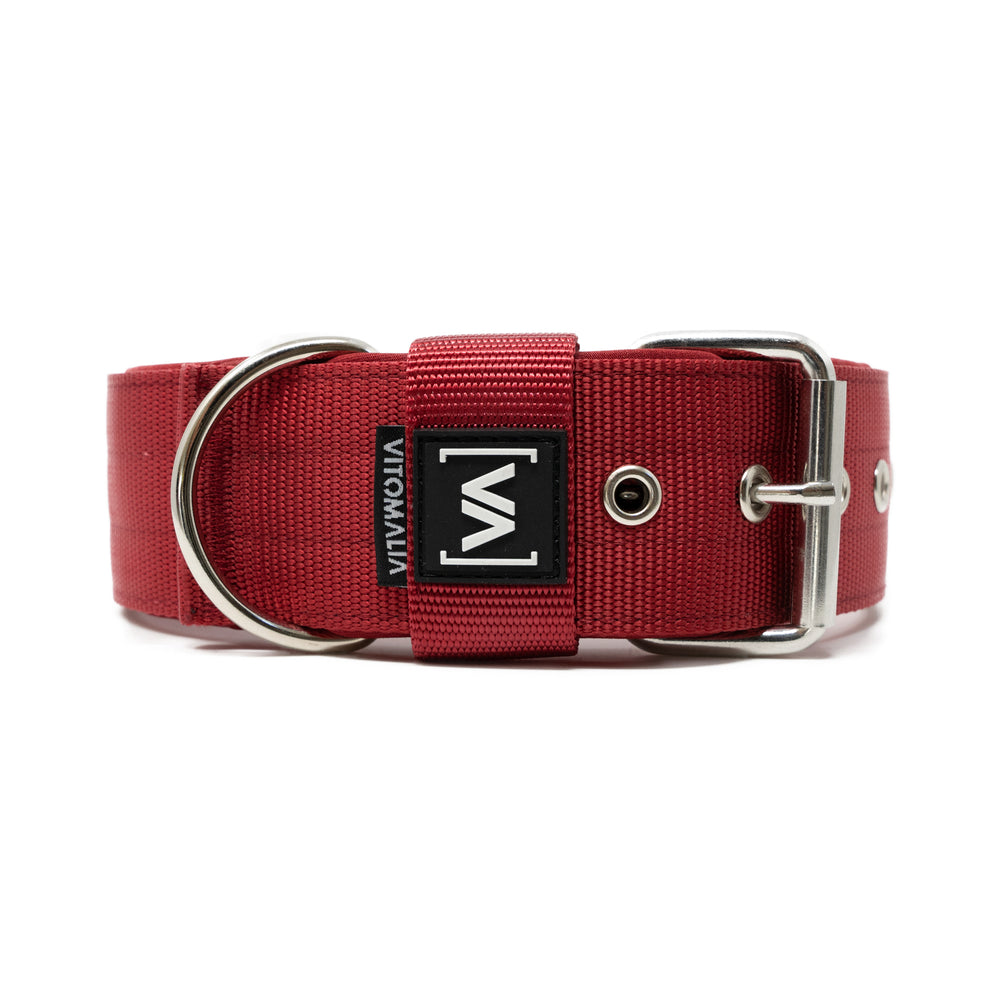 Hundehalsband Classic Edition - Bordeaux - Vitomalia - Hundehalsband